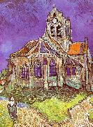 Vincent Van Gogh Church at Auvers oil painting